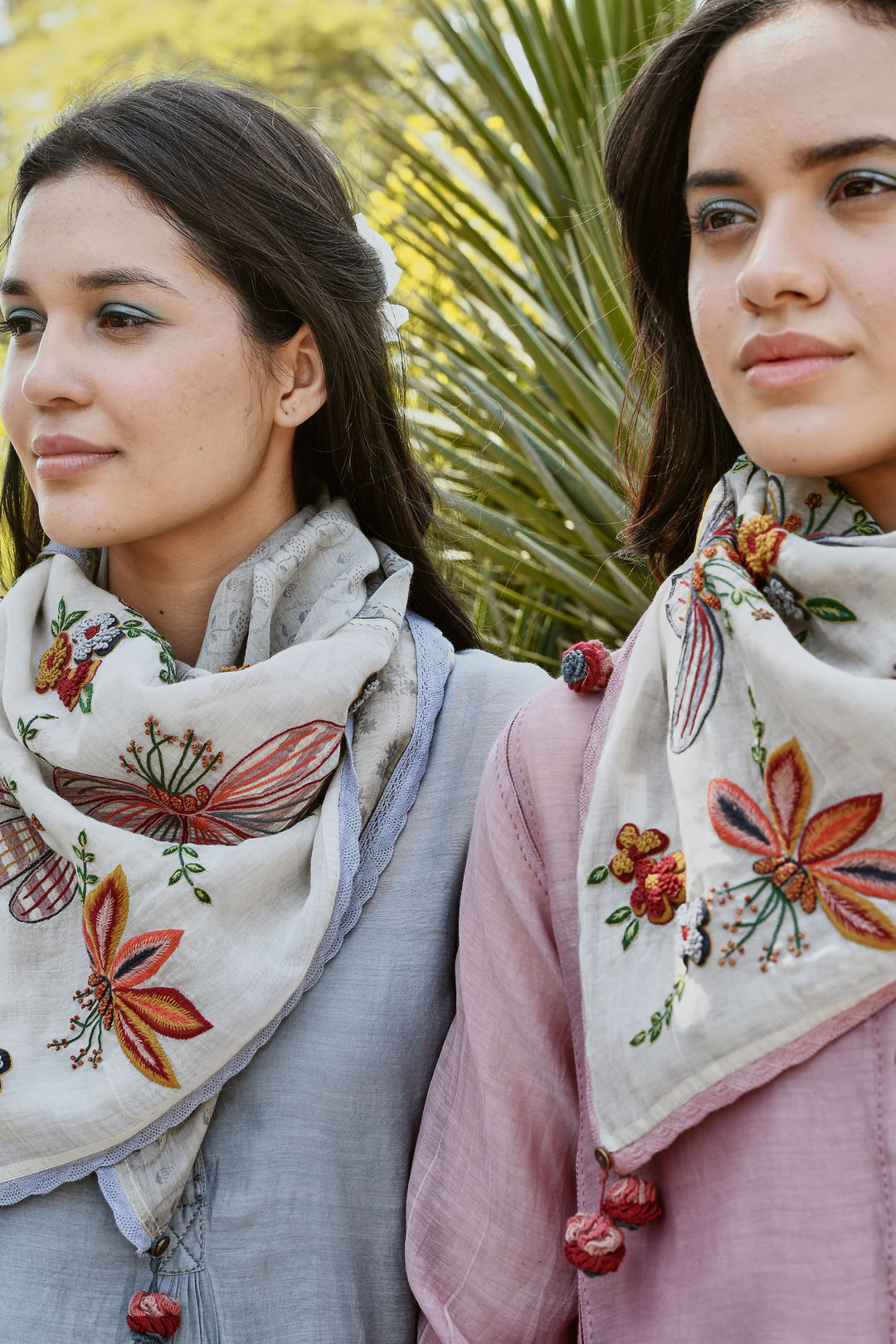 Buy Embroidered Scarf Online In India Ethnic Scarf for Women VrisaIndia