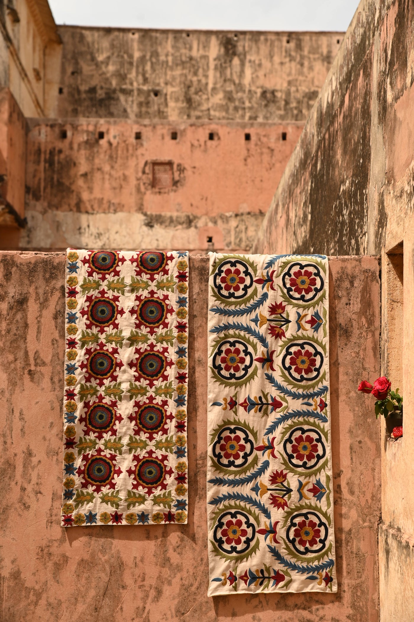 Hand Embroidered Table Runners