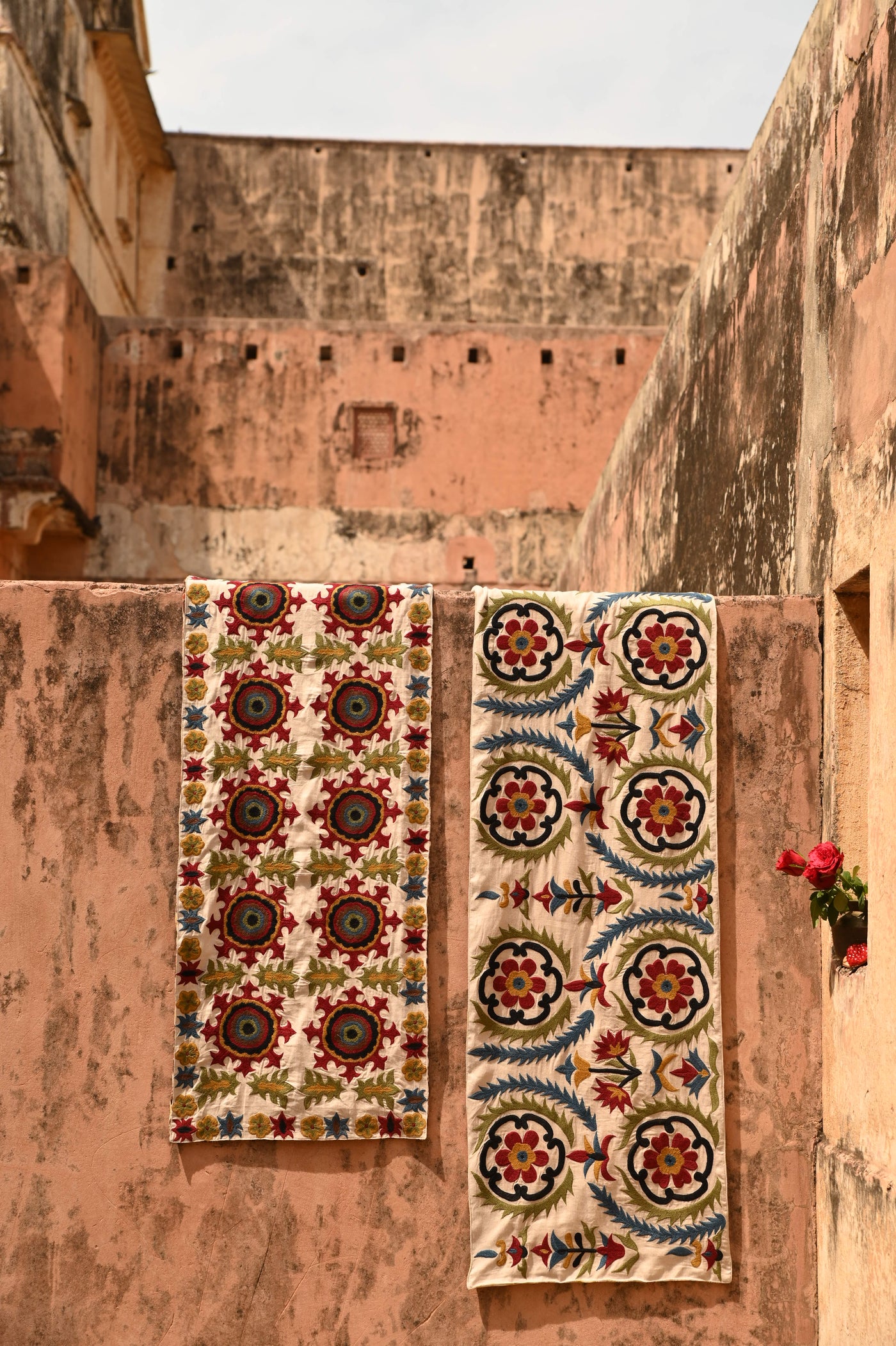 Hand Embroidered Table Runners