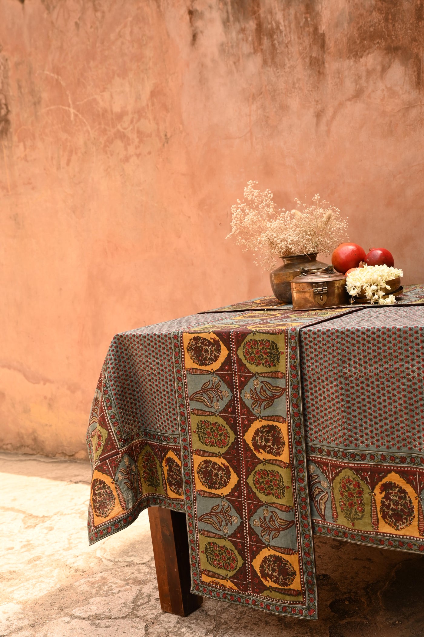 BlOCK PRINTED TABLE Runners