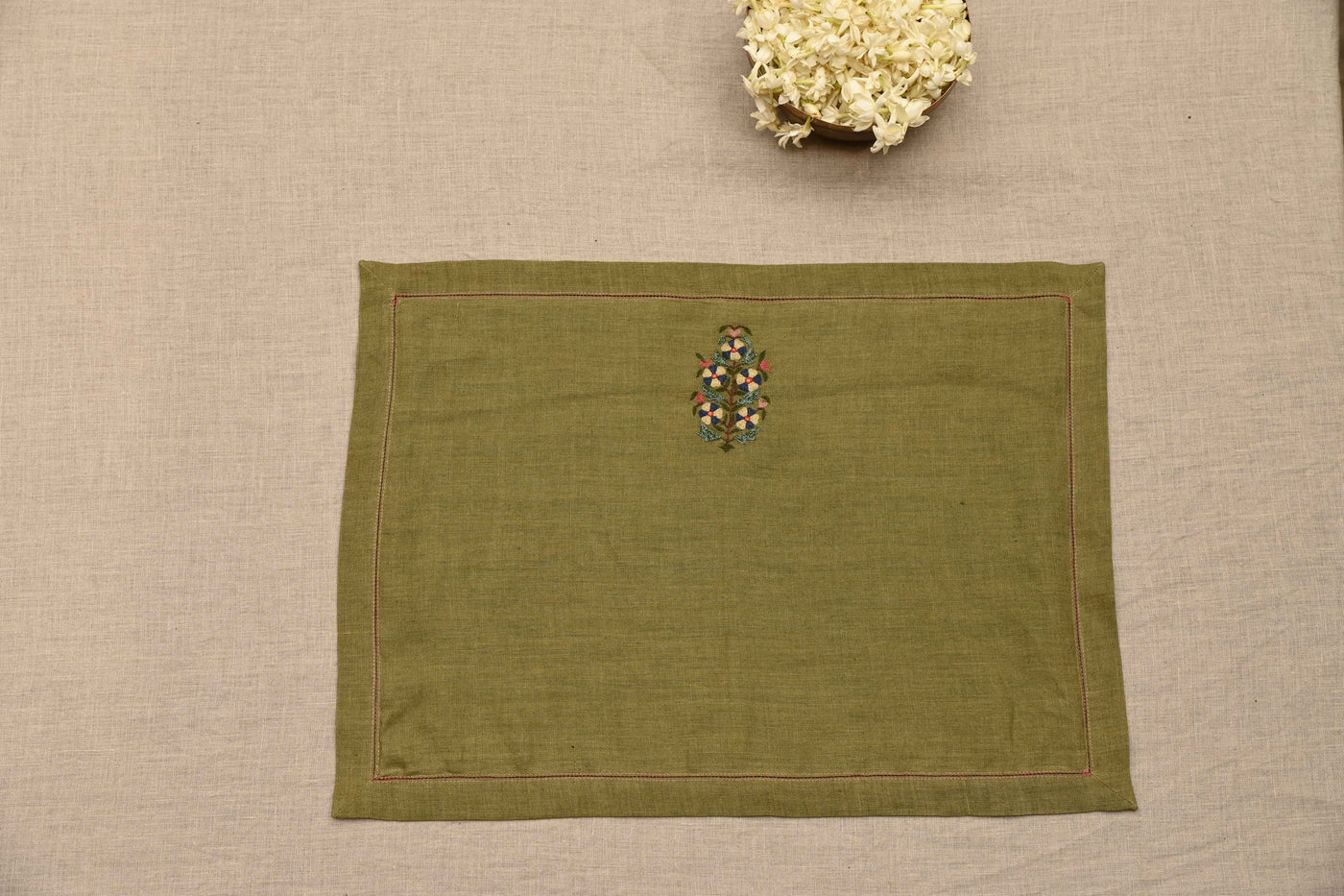 Embroidered Table Mat