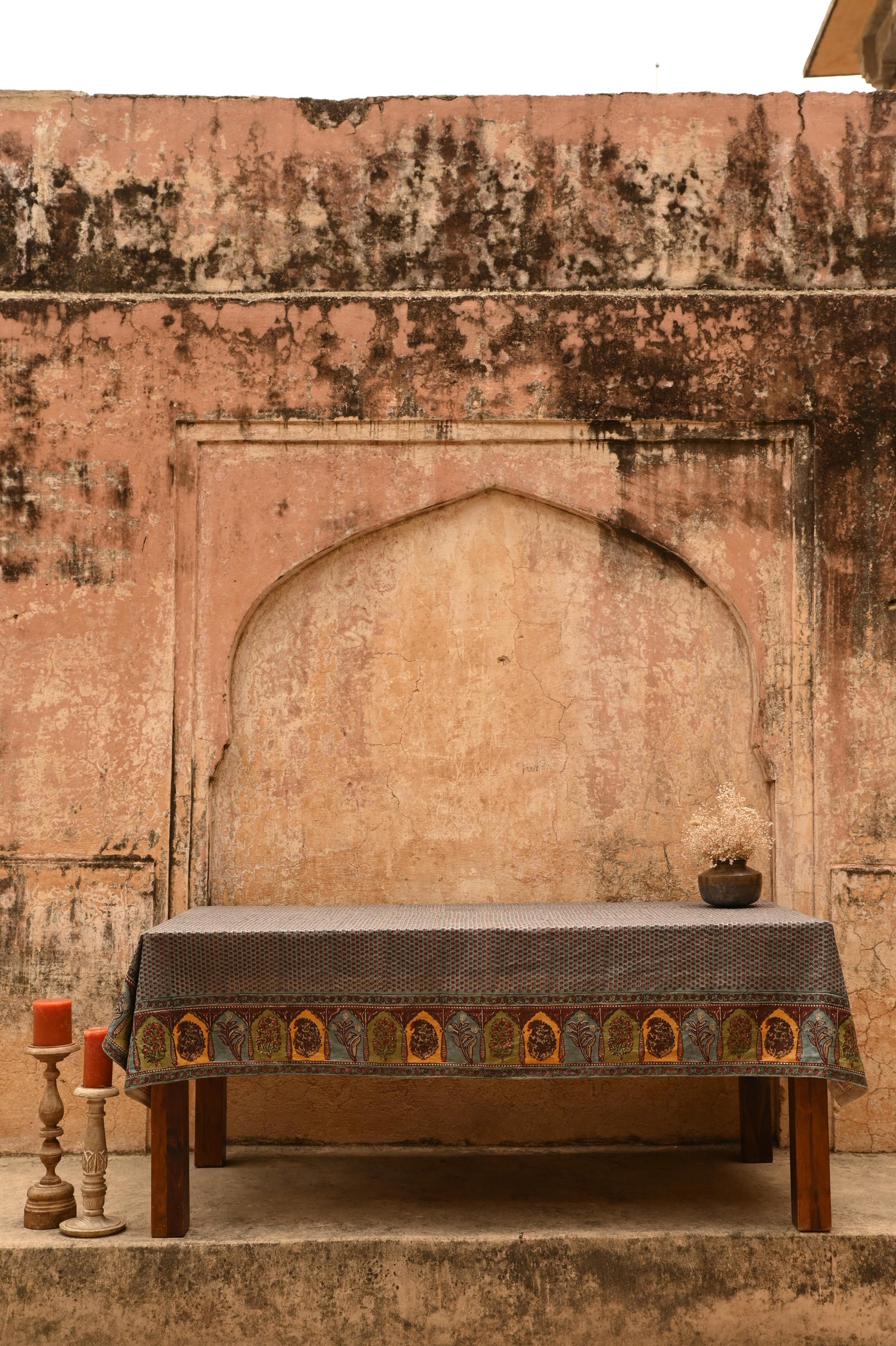 BLOCK PRINTED TABLE COVER