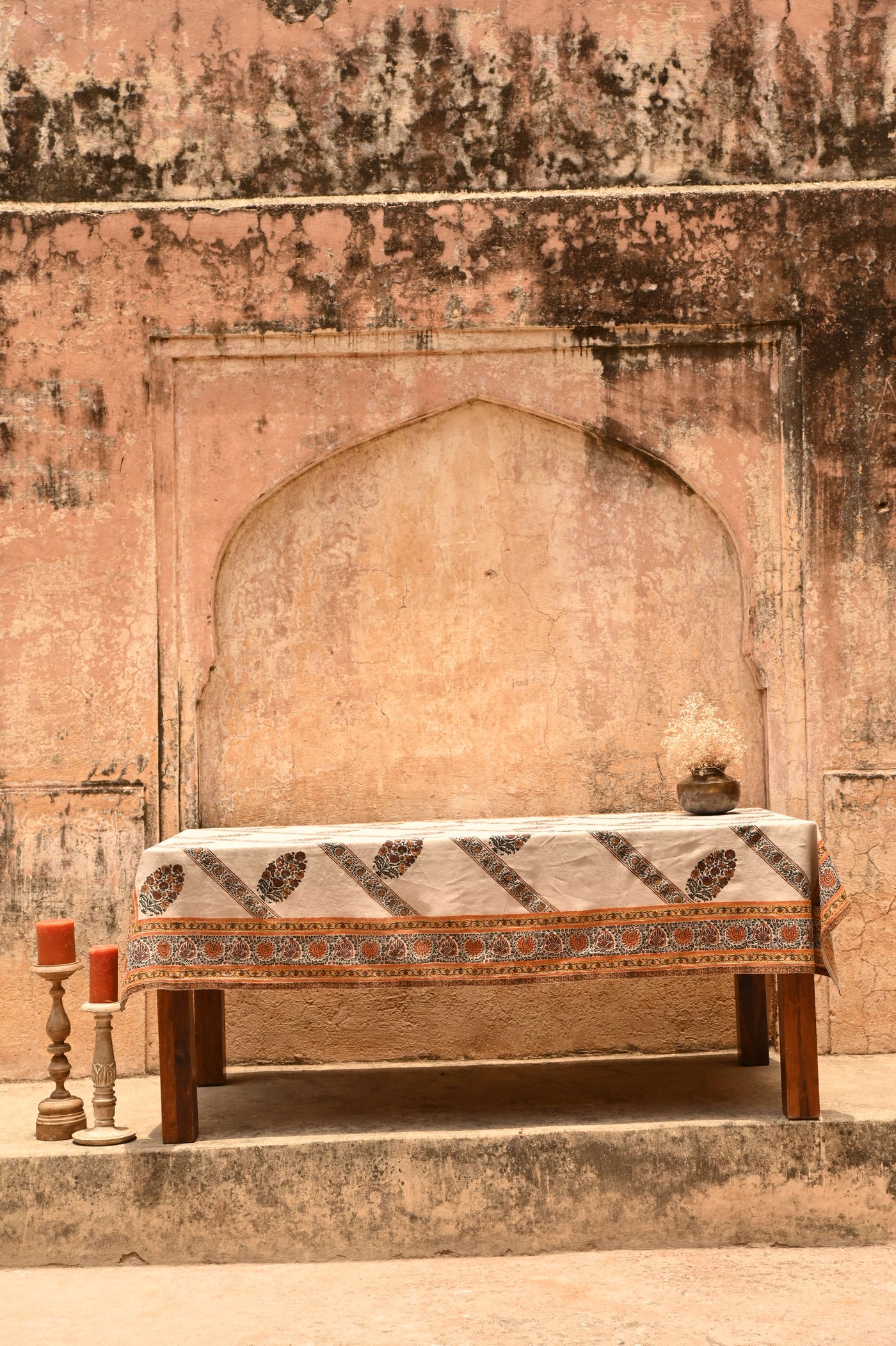 BLOCK PRINTED TABLE COVER