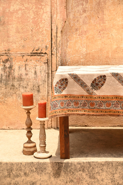 BLOCK PRINTED TABLE COVER