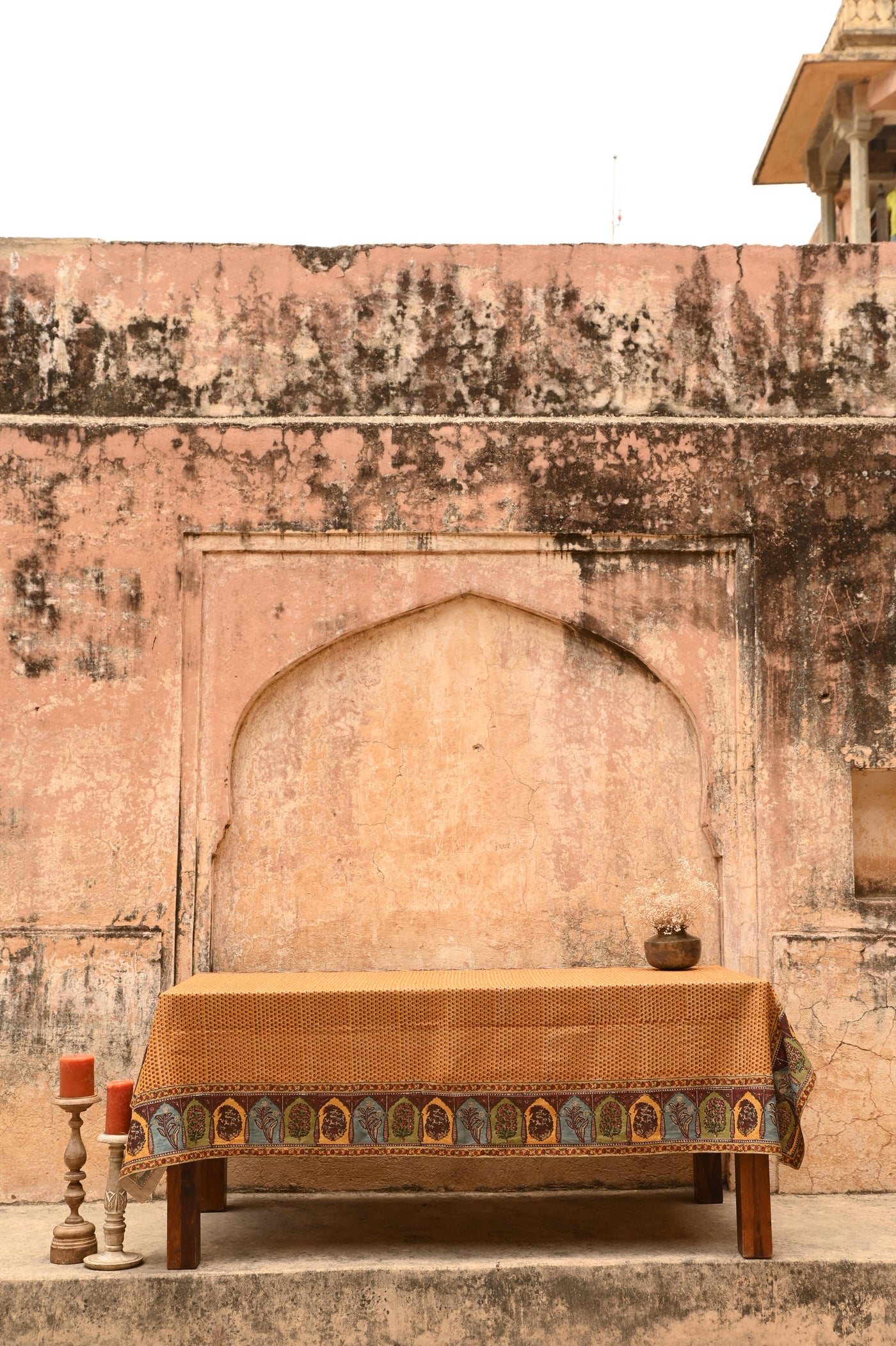 BLOCK PRINTED TABLE COVER