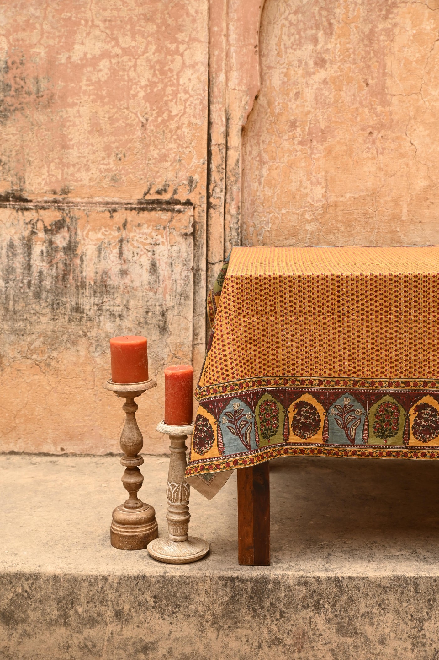 BLOCK PRINTED TABLE COVER