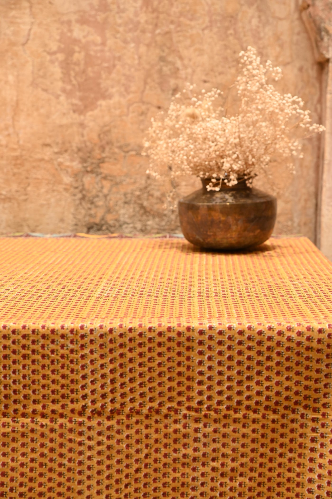 BLOCK PRINTED TABLE COVER