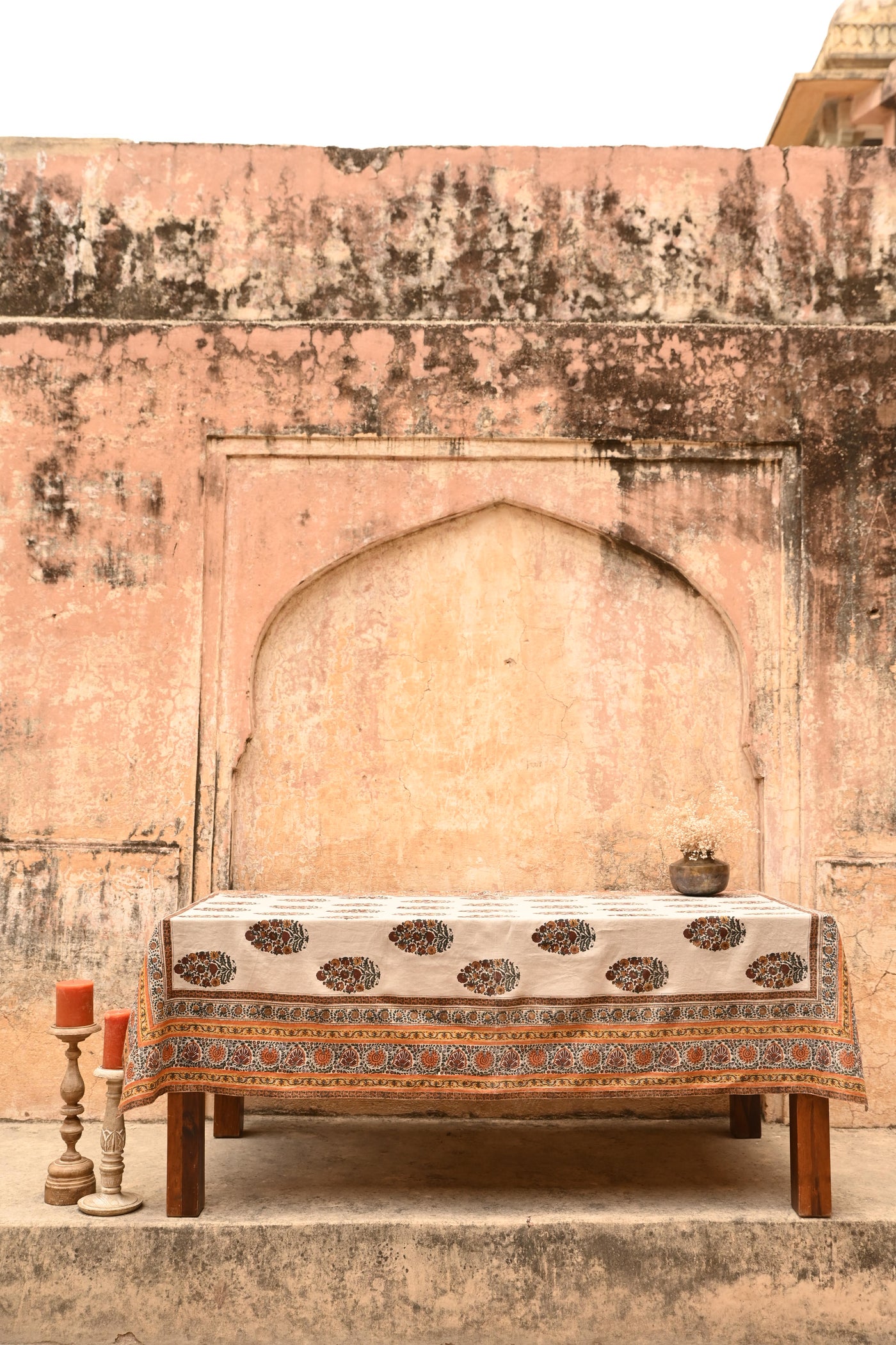 BLOCK PRINTED TABLE COVER