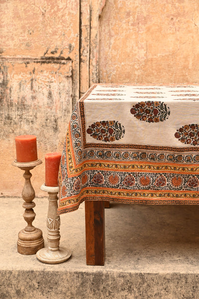 BLOCK PRINTED TABLE COVER