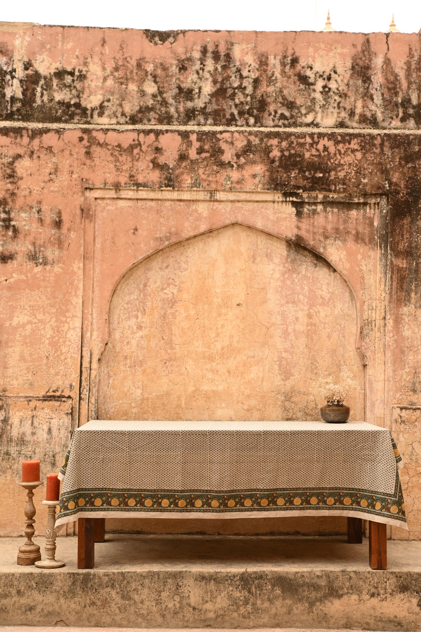 BLOCK PRINTED TABLE COVER