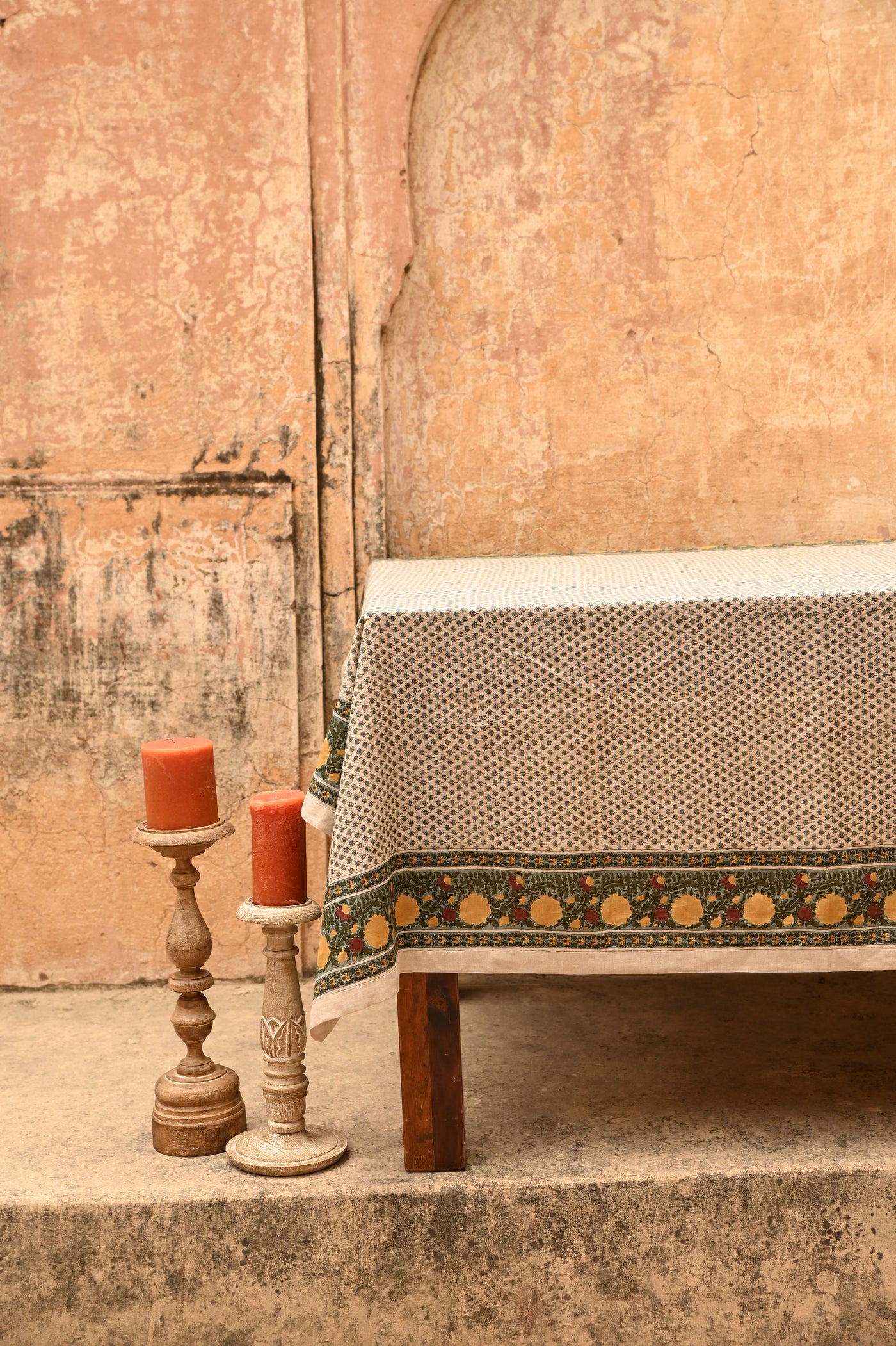 BLOCK PRINTED TABLE COVER