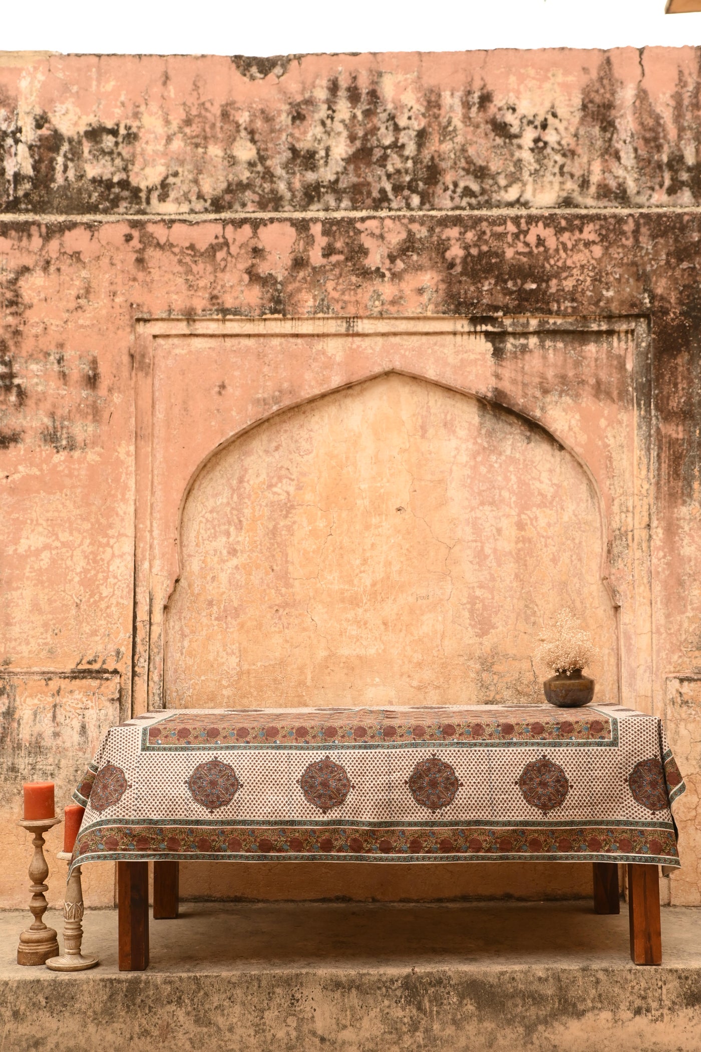 BLOCK PRINTED TABLE COVER