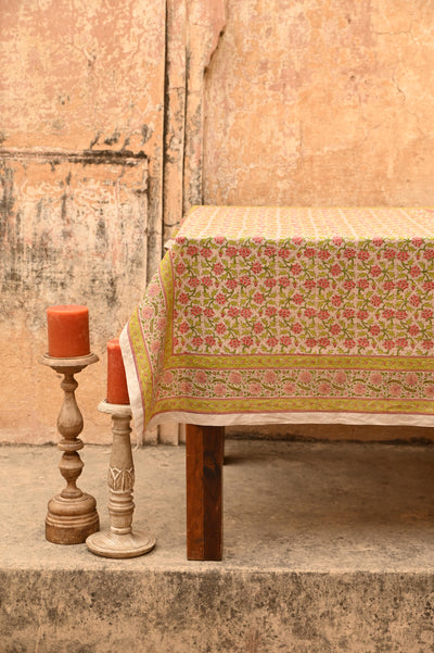 BLOCK PRINTED TABLE COVER