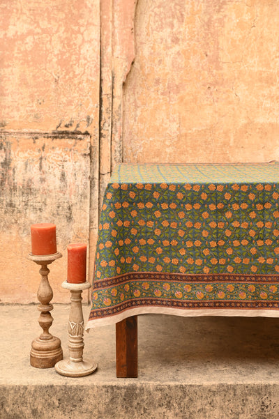 BLOCK PRINTED TABLE COVER