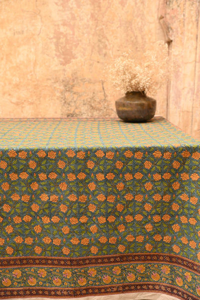 BLOCK PRINTED TABLE COVER