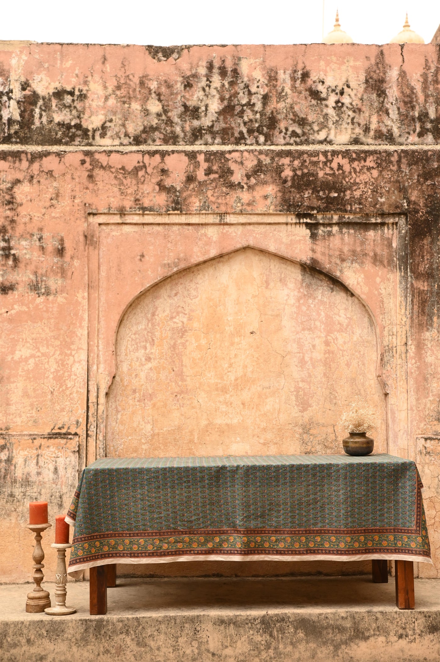 BLOCK PRINTED TABLE COVER