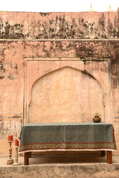 BLOCK PRINTED TABLE COVER