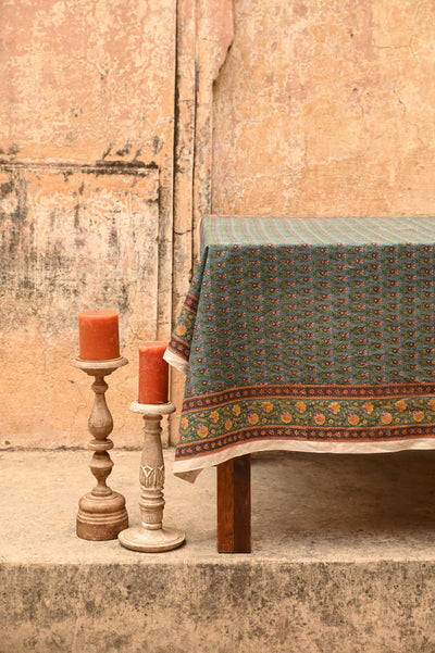 BLOCK PRINTED TABLE COVER