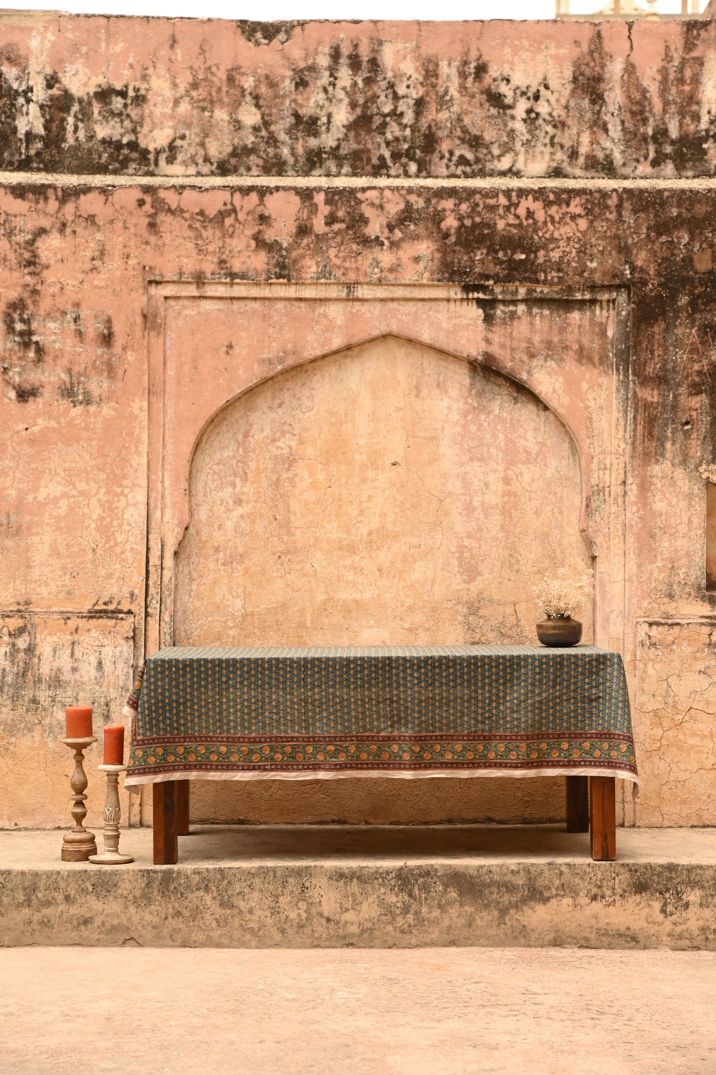 BLOCK PRINTED TABLE COVER