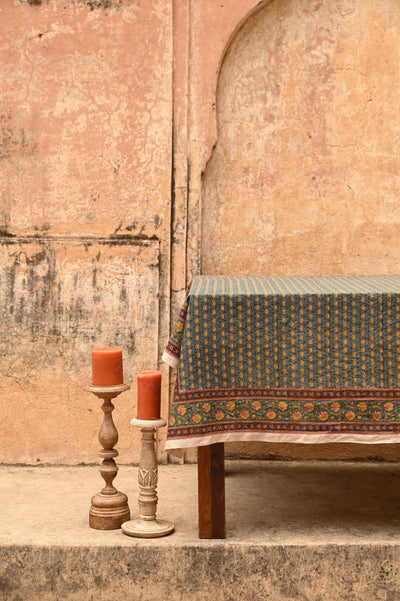 BLOCK PRINTED TABLE COVER