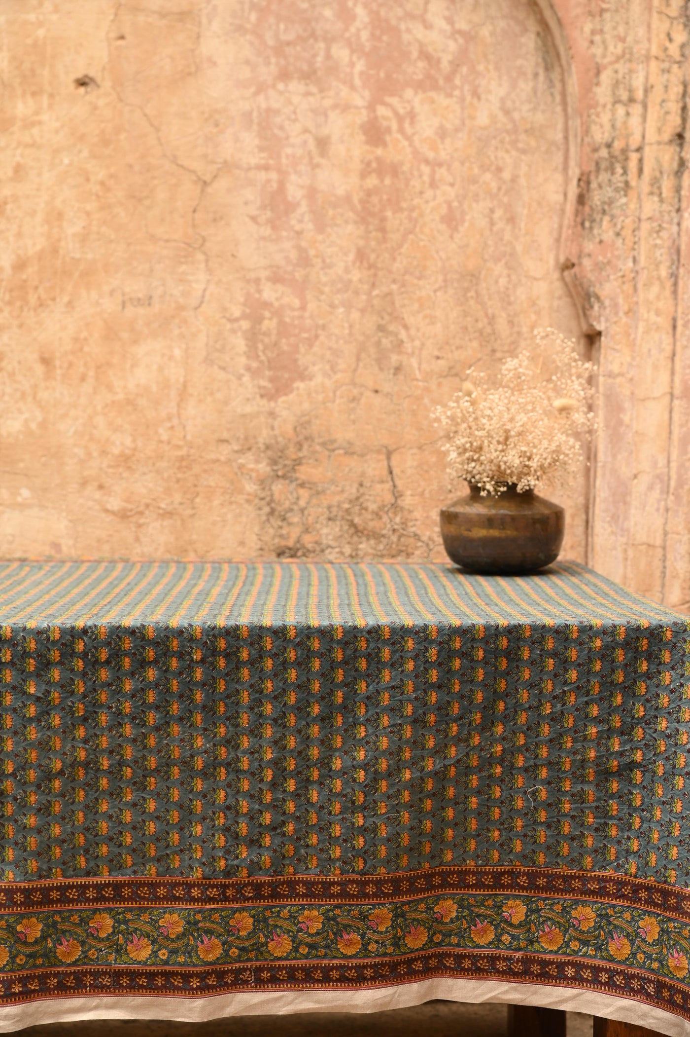 BLOCK PRINTED TABLE COVER