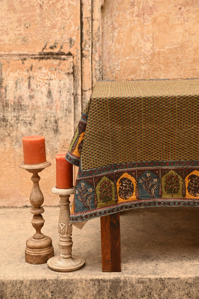 BLOCK PRINTED TABLE COVER