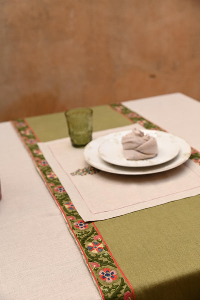 Hand Embroidered Table Runners