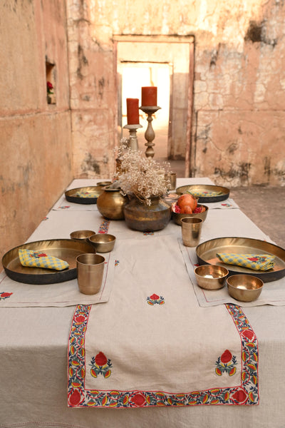 Hand Embroidered Table Runners