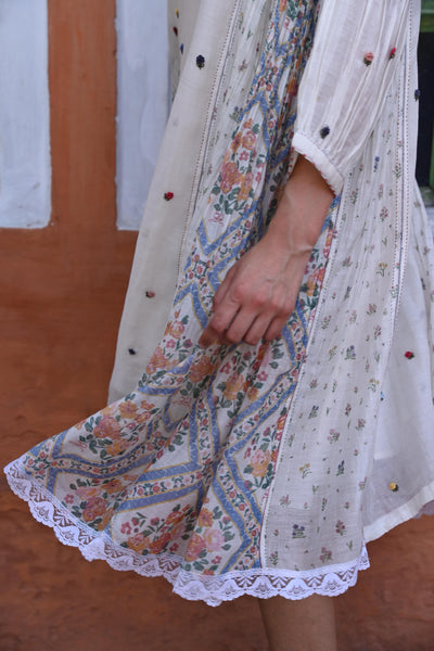 White Embroidered Dress