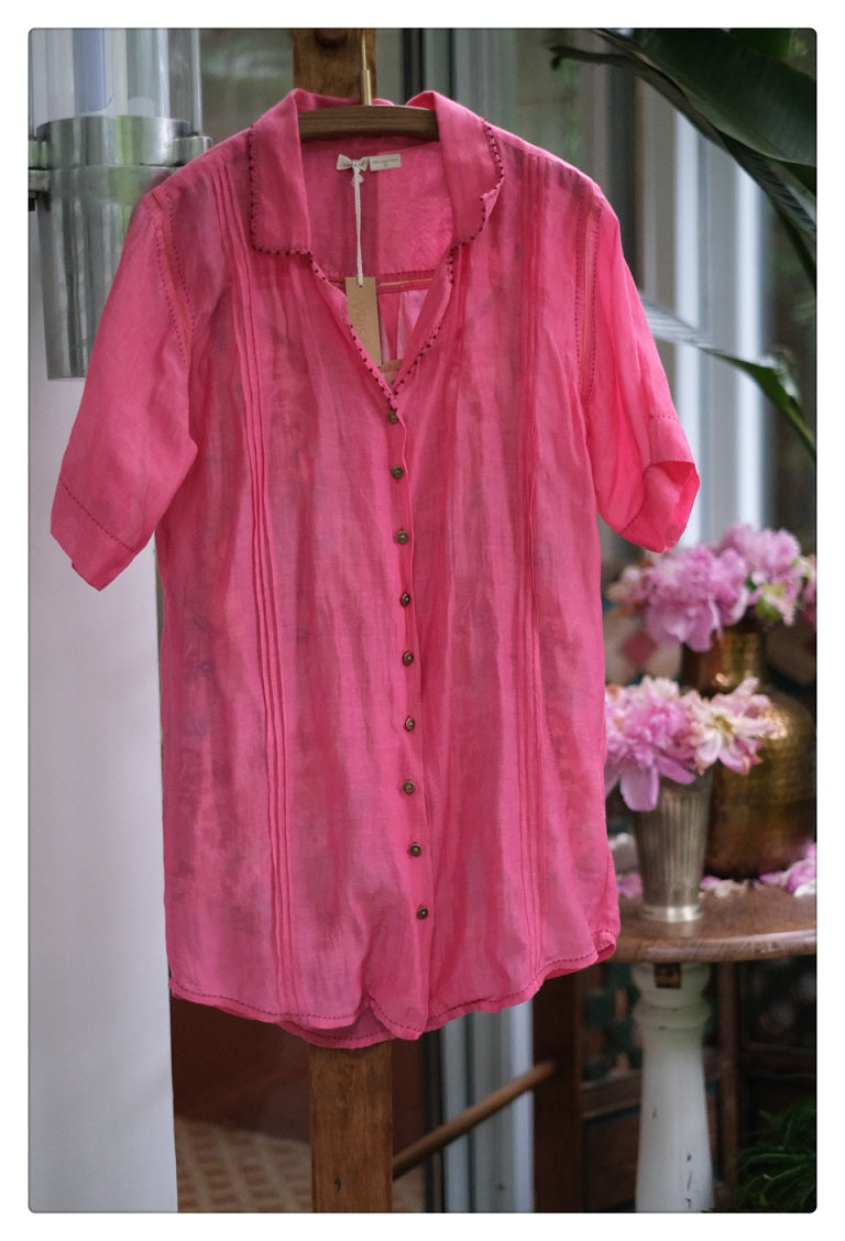Pink Top With Printed Inner
