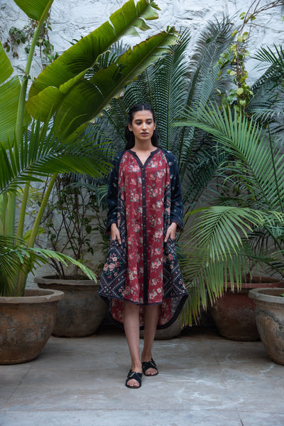 Embroidered Cotton Linen Tunic